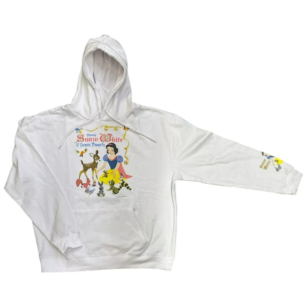 NWT Women's Character Embroidered Graphic Hoodie (Snw White, MEDIUM)